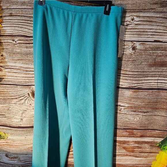 Vintage Talbott pants woman's 20 medium teal NWT - Picture 1 of 5